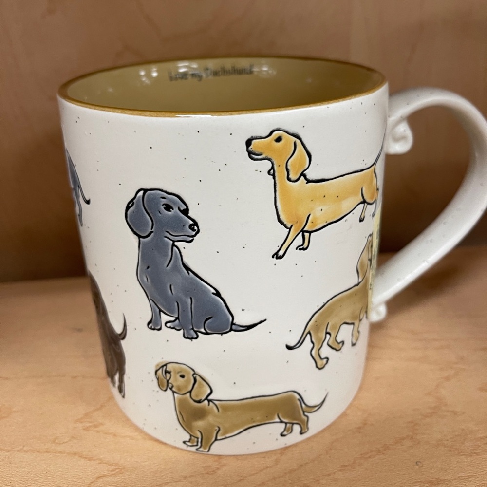 Love My Dachshund Ceramic Coffee Mug NEW Wiener Dog Doxie